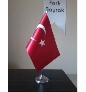 Türk Masa Bayrağı 15x22,5 cm